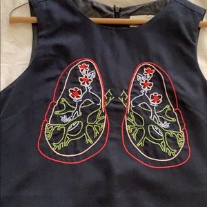 Fitted Rachel Antonoff with lungs Dress